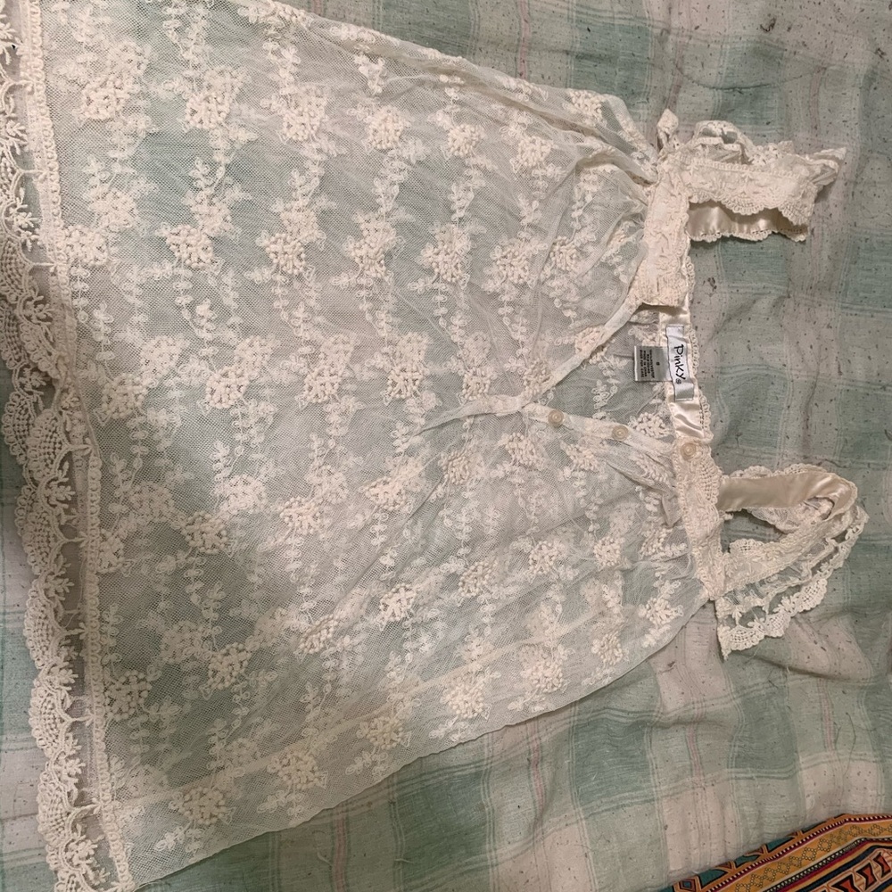 Lace tank top